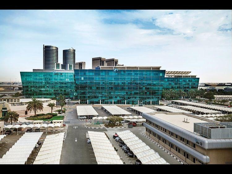 Sharjah UAE skyline free zone