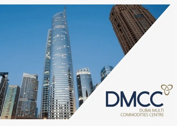 Dubai skyline and free zone business hub